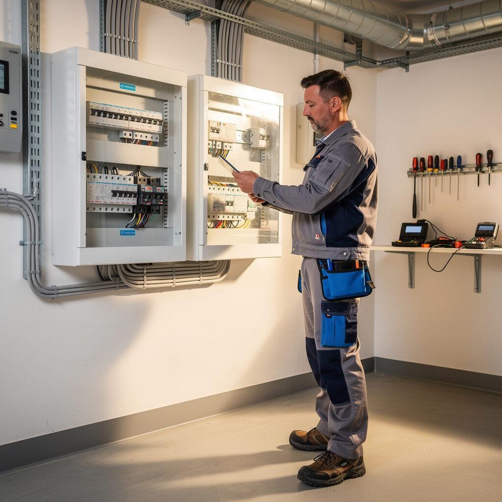 Kontrolle der Haustechnik