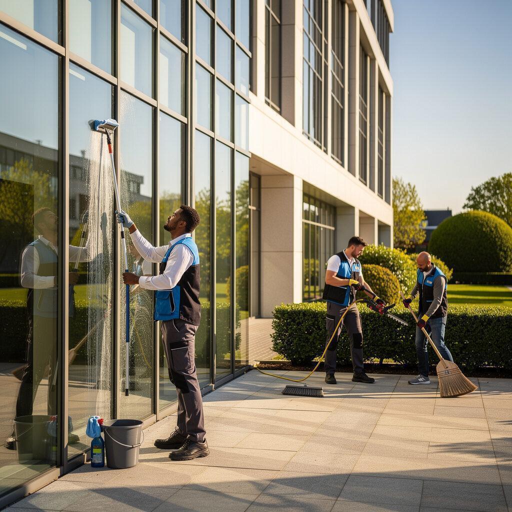 Professionelle Gebäudereinigung und Außenanlagen – Gebäude- und Hausmeisterservice Baas