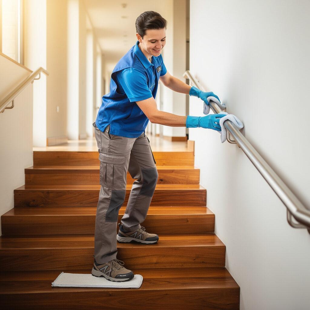 Treppenhausreinigung – Gebäude- und Hausmeisterservice Baas